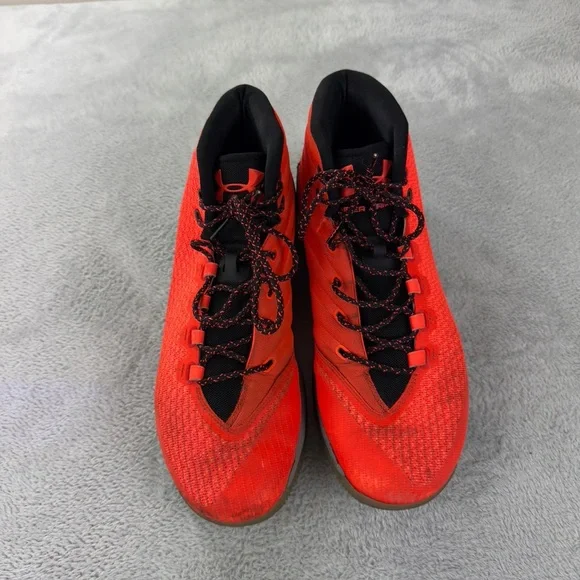 Under Armour Curry 3 Bolt Orange Athletic Shoes Mens Size 13